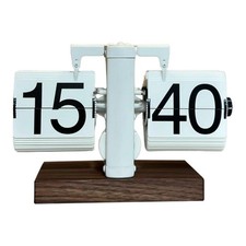 Auto flip horloge Base de bois