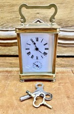 ANCIENNE PENDULE PENDULETTE REVEIL D' OFFICIER PARFAIT ETAT FONCTIONNEMENT XIX