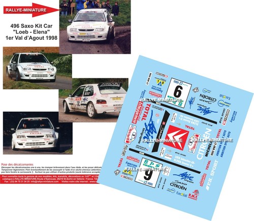 Decals ref 0496 citroen - decals,