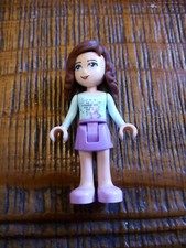 1 Lego Figurine Minifig Friends Officielle serveuse   infirmière brune dentiste