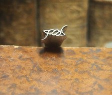 FER À DORER .   FLEURON  EN BRONZE.  ref F3 STYLE ROMANTIQUE