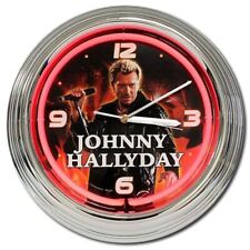Horloge néon Rouge Johnny Hallyday