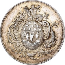 France, Jeton, Caisse d'Épargne de Lorient, n.d., Argent, SUP+