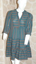 Robe verte et orange neuve