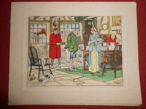 Gravure auberge anglaise - gravure,