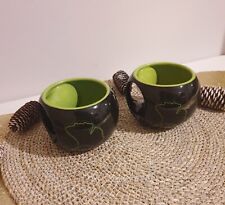 Lot de 2 Bols/Tasses en Céramique - René Furterer Paris - Made In China