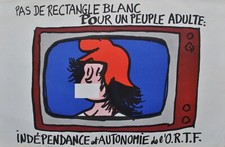 Jean EFFEL : Affiche MAI 68 originale : la Censure ! #RÉVOLUTION