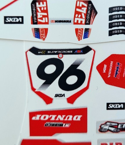 Kit déco motocross miniature - kit,