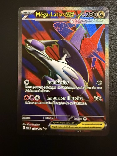 Carte pokémon méga - carte, ex