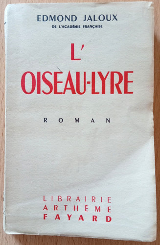 Edmond jaloux oiseau - jaloux,