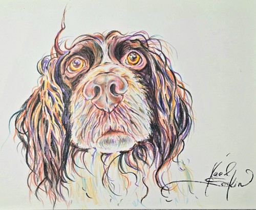 Peinture originale crayon - peinture,