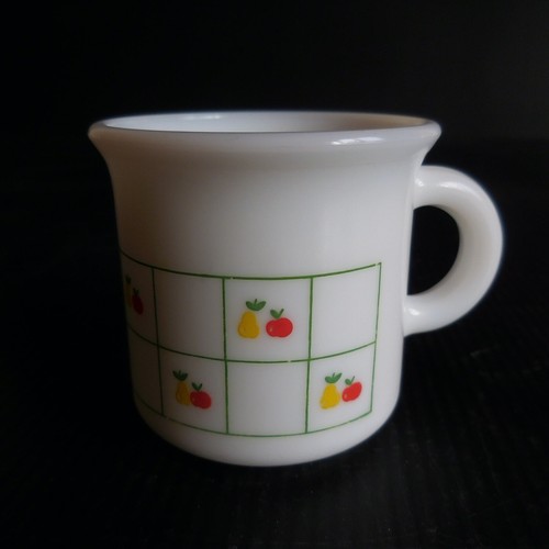 Tasse café verre opalin - , cerve