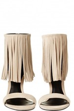 NIB Calypso St. Barth/Elyse Walker Alex Suede Fringe Sandals – Sz 10