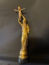 A.D Roze 1861-1952 Vierge À L’enfant - Le Chantier Abbé Poivrel- F. Barbedienne