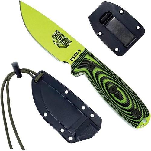Esee fixed blade venom green - esee-3,