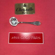 LOUCHETTE SUCRE CHRISTOFLE FRANCE MARLY 15CM METAL ARGENTE TRÈS BEL ÉTAT