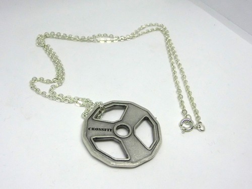 Pendentif collier poids disque - collier,
