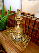 Ancien pied de lampe en bronze