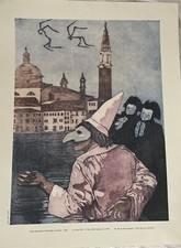 "PULCINELLA VENIZIA"  1982 IL CARNEVALE SIGNEE BARUFFALDI