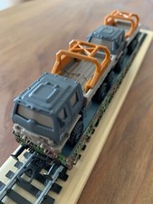 UNIQUE Lot Wagon ROCO Marchandise Armée plat HO + 2 Camions Jurassic park Neufs