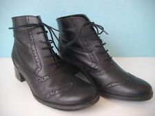 Bottines - Boots Gémo Véritable Cuir noire T.36 bon état