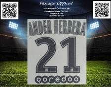 Flocage junior officiel PSG 19/20 monblason maillot 21 Ander Herrera Away Ligue1