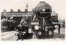 TRAINS .n°54477. locomotive. modèle réduit. carte photo