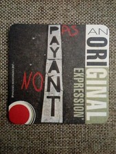 SOUS BOCK LUCKY STRIKE POP ART TABAC CIGARETTE 