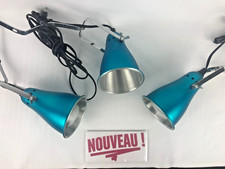 ➜3 petites lampes appliques de bureau articulées murales ajustables aluminium