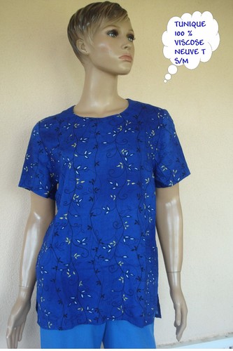 Tunique couture ete - couture, bleu
