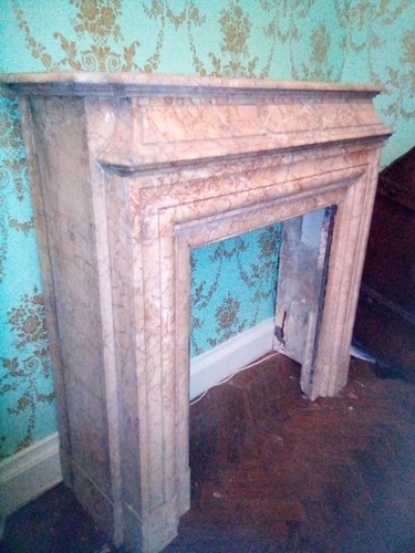 Cheminée ancienne marbre - cheminée,