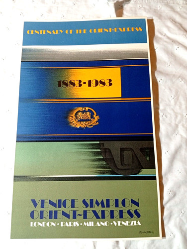 Affiche venice simplon orient - simplon,