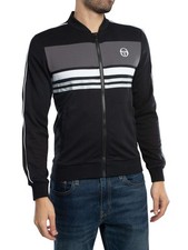 Sergio Tacchini Pour des hommes Veste de survêtement Ishen, Noir