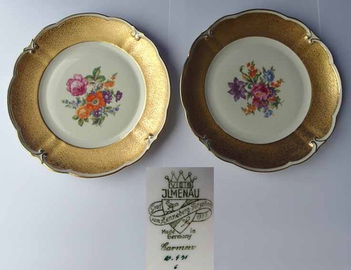 Paire assiettes en - assiettes,