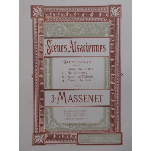 Massenet jules scènes - massenet,