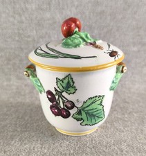 POT A CRÈME CRÉMIER CERAMIQUE FAIENCE CREIL ET MONTEREAU SERVICE " LEGUMES" 3/5