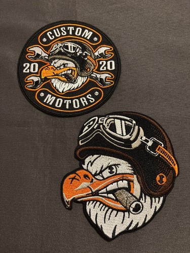 Lot patch brodé - 2, écusson