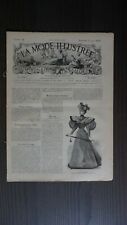 LA MODE ILLUSTREE-JOURNAL DE LA FAMILLE & SUPP. -N°34-25 AOUT 1895-BRODERIE