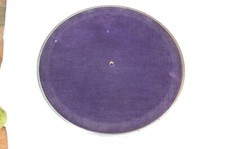 Plateau de gramophone, état