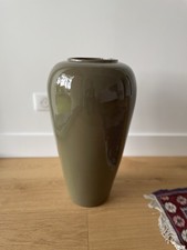 Grand Vase Jarre En Bois