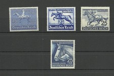 Timbres 39-42 ALLEMAGNE Deutsches 3e Reich MI N° 698,746,779,814 Neufs** MNH