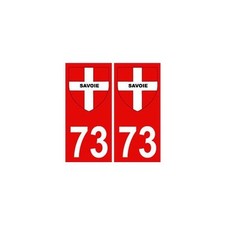Savoie autocollant plaque - 73,