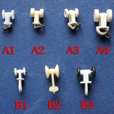 30 Paquets De Crochets Rail Rideau Pôle Suivi Pièce Guide Anneaux