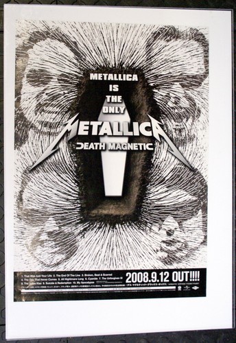 Affiche metallica dvd - affiche,