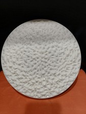 belle opaline blanche texturée pour plafonnier lustre lampe luminaire vintage