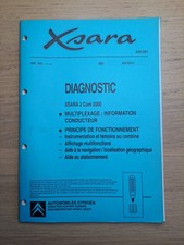 (348B) Manuel CITROEN Xsara 2 Com 2000 - Diagnostic Infos témoins affichage Aide