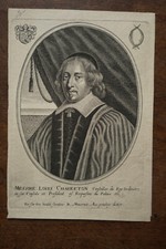 LOUIS CHARRETON PORTRAIT 17 EME CONSEILLER DU ROI