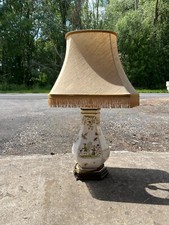 Lampe en faïence de Moustiers