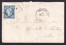 Lettre avec losange des