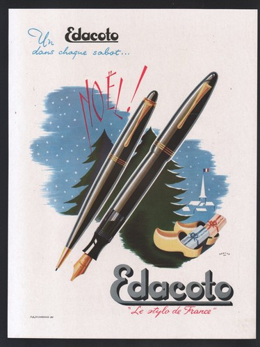 Publicité 1947 stylo porte - 1947,